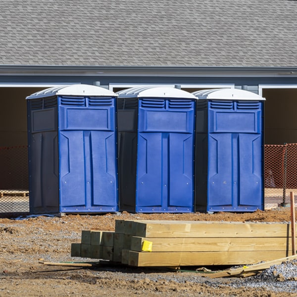 how do you ensure the porta potties are secure and safe from vandalism during an event in Pine Grove